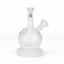 5" Frosted Glass Bubbler