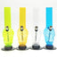 10" Acrylic Skull Design Water Pipe- Color Assorted