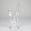 Pure Glass | 8" Infinity Recycler 2 - Flower and Dab
