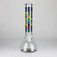 14" 7 mm Glass Bong With Dog Design