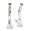 Johnny Green | 20″ 9mm Beaker Bent Neck with Grid Percolator Slide – Green (MJG-009)