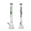 Johnny Green | 24″ 9mm Beaker with Elephant Joint and Grid Percolator Slide – Green (MJG-005)