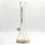 Wellcan | 15" 7mm Psychedelic Thickened Beaker Glass Bong