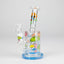 7" Magic Mushroom Glass Bong with Perc – Glow-in-the-Dark