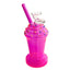 5-3/4" Milkshake Design Glass Bong