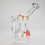 Haze | 4″ Mini Flower Bubble Glass Bong – Charcoal Black (Mini-F)