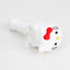 4" Kitty Design Silicon and Glass pipe