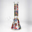 10″ Eyes Design Glass Beaker Water Pipe