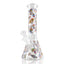 10" Psychedelic Shroomscape Beaker Bong – 4mm Thick Glass