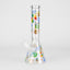 10" Glass Beaker Bong – Lollipops Design (Glow in the Dark)