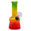 5" Rasta Colored Cylindrical Medium Glass Bong
