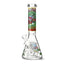 Chaos Collage 10” Graphic Beaker Bong