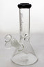 8" Blueberry glass beaker water bong ( N8040 )