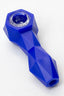 Silicone hand pipe with multi holes glass bowl ( GP1538 )