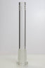 Glass open ended 6 slits downstem