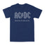 AC/CD | "BACK IN BLACK" Unisex's T-Shirt Heather Navy- Officially Licensed