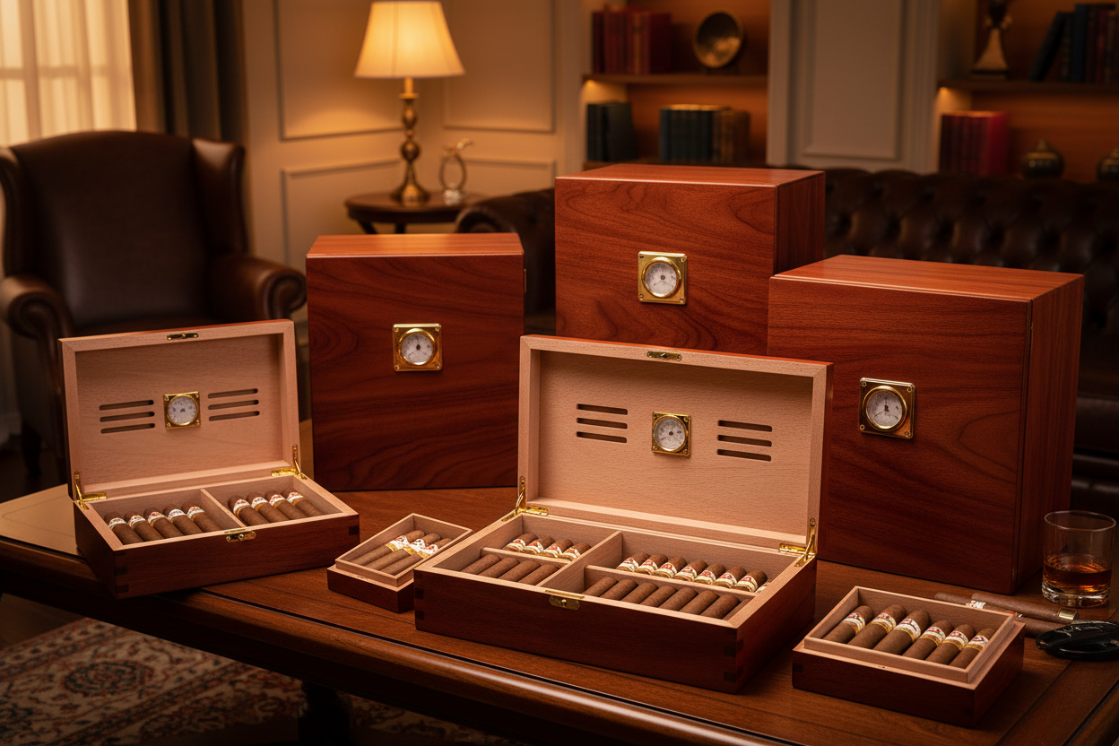 Humidors.