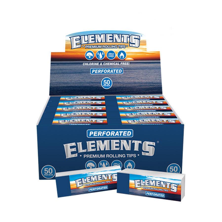 ELEMENTS | Perforated Premium Rolling Tips – Box of 50 Main image