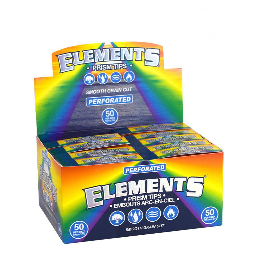ELEMENTS | Rainbow Prism Perforated Tips-Box of 50 Main image