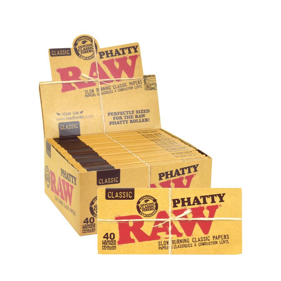 RAW | Classic Natural Unrefined Hemp Rolling Papers – Phatty King Size Main image