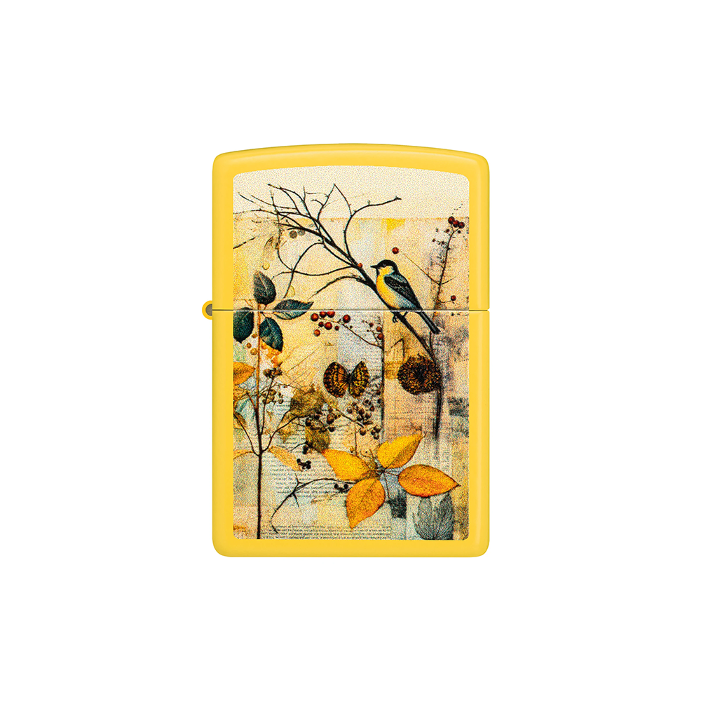 Zippo 46580 Vintage Scrapbook Bird Design Main image