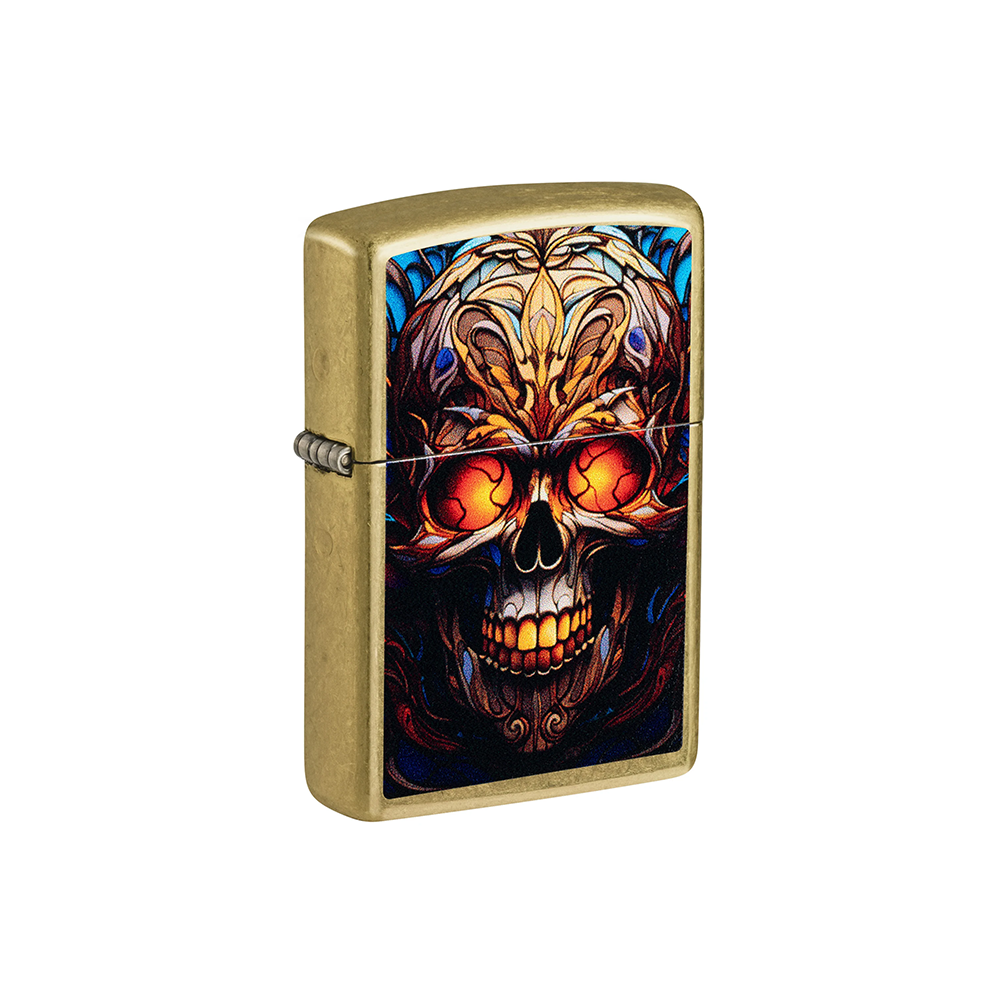 Zippo 46715 Stained Glass Skull Design Secondary image