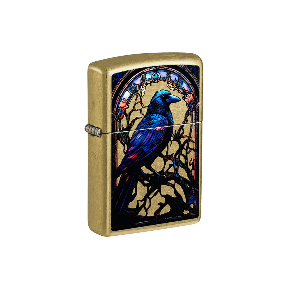Zippo 46946 Stained Glass Raven Design Secondary image