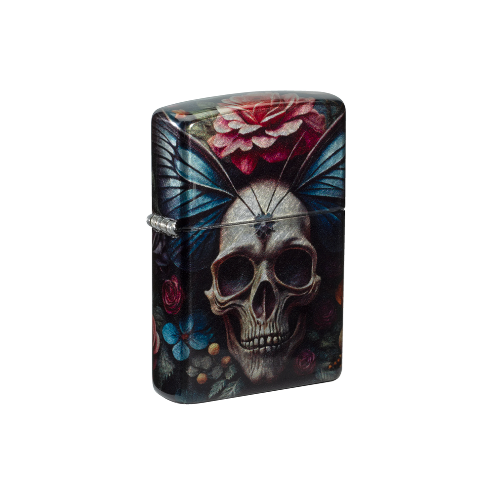 Zippo 46848 Butterfly Floral Skull Flower Secondary image