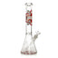 Cheech & Chong® Glass | 15" 7mm Thick Mandala Glow-in-the-Dark Water Pipe [CC173]