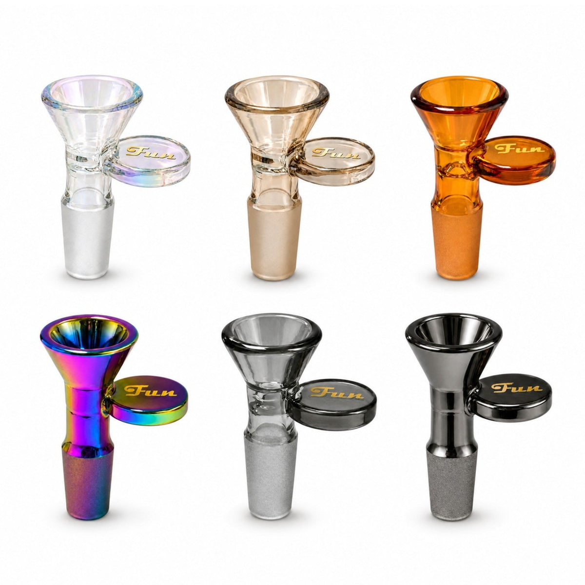 Fortune | Fun Electroplated 14mm Funnel Bowl Main image
