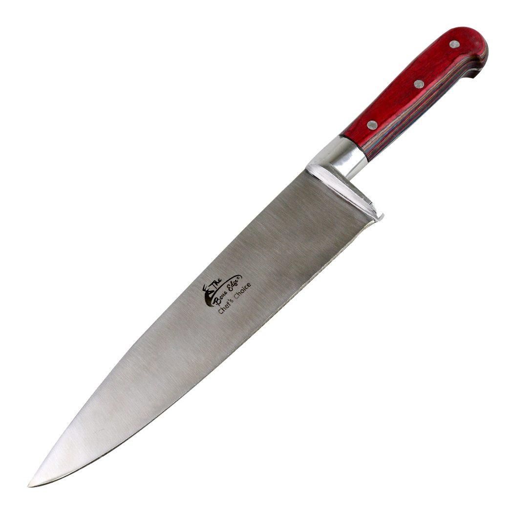TheBoneEdge | 12.5″ Chef Choice Cooking Kitchen Knife Stainless Steel Wood Handle [13444] Main image