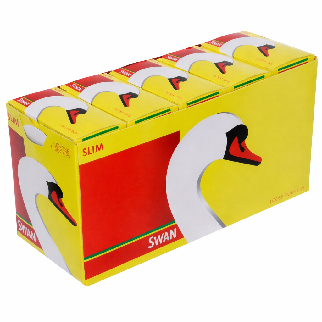 Swan | Slimline Filter Tips – 10 Box Display Main image