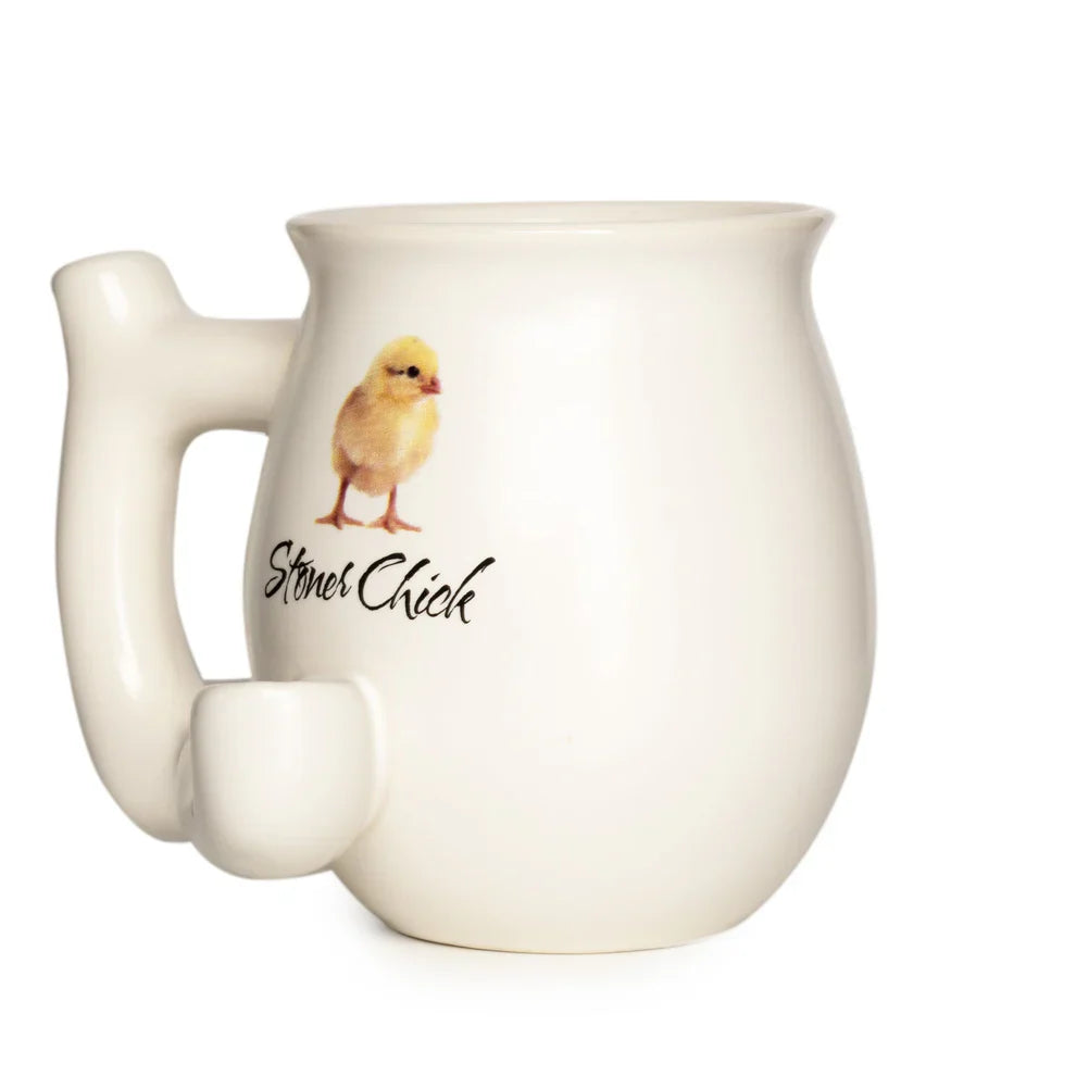 West Coast Gifts™ | Stoner Chick – Ceramic Mug Pipe [C316] Main image