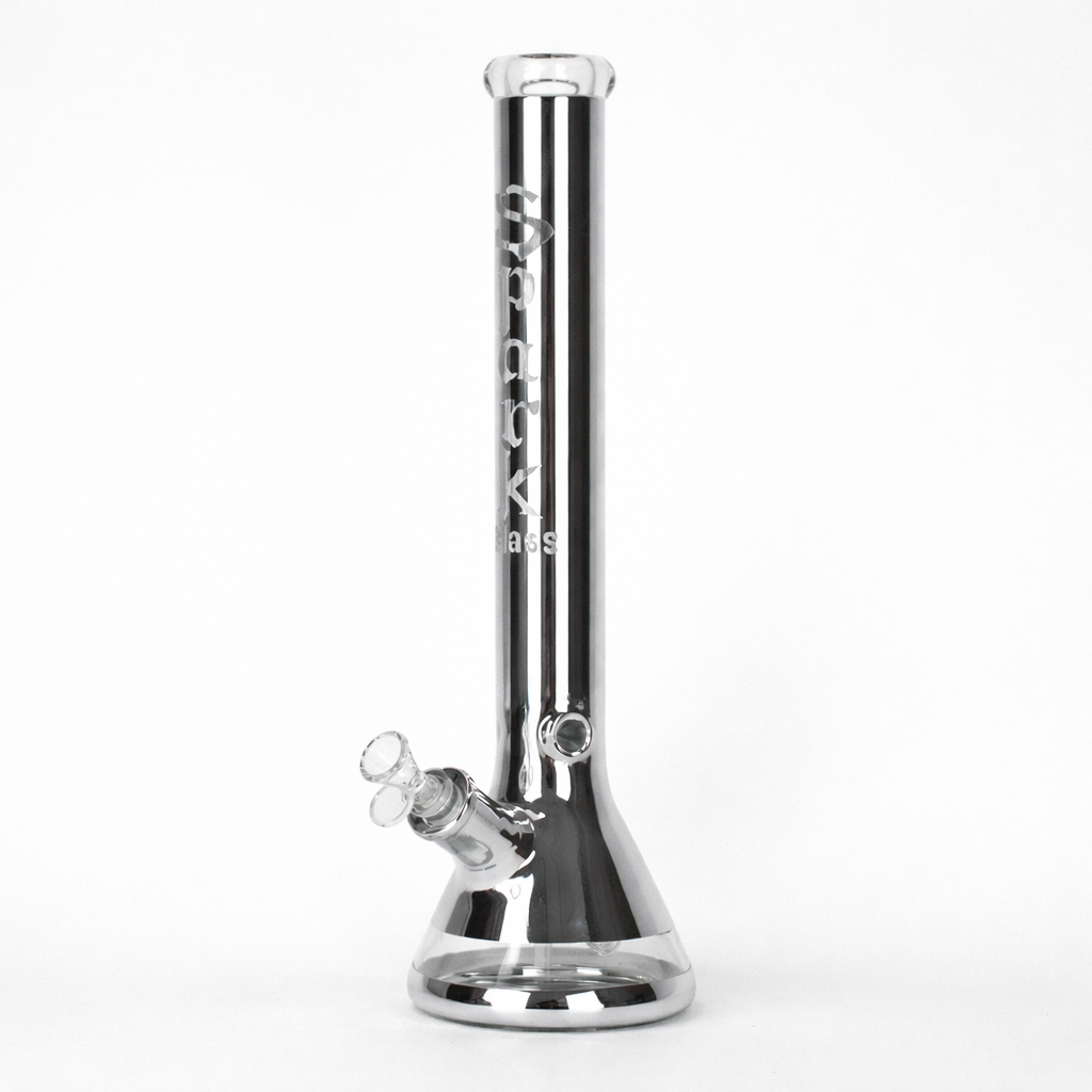 SPARK | 18" 7 mm metallic classic beaker bong