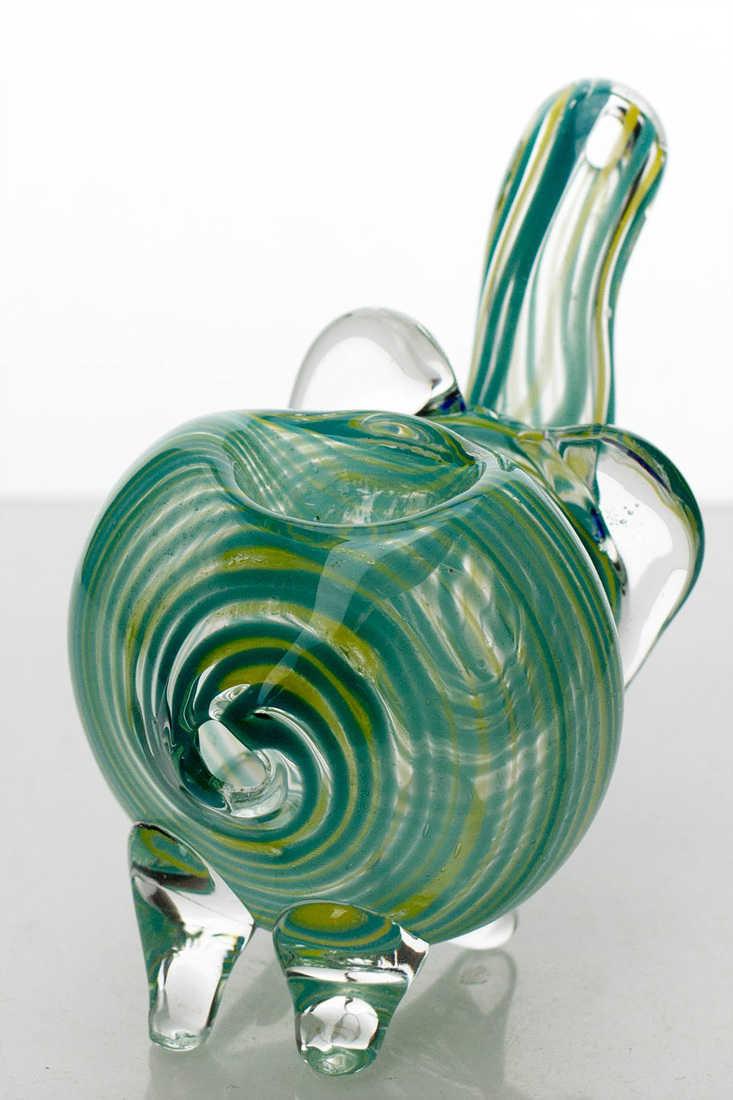 Small elephant glass hand pipe Pack of 2