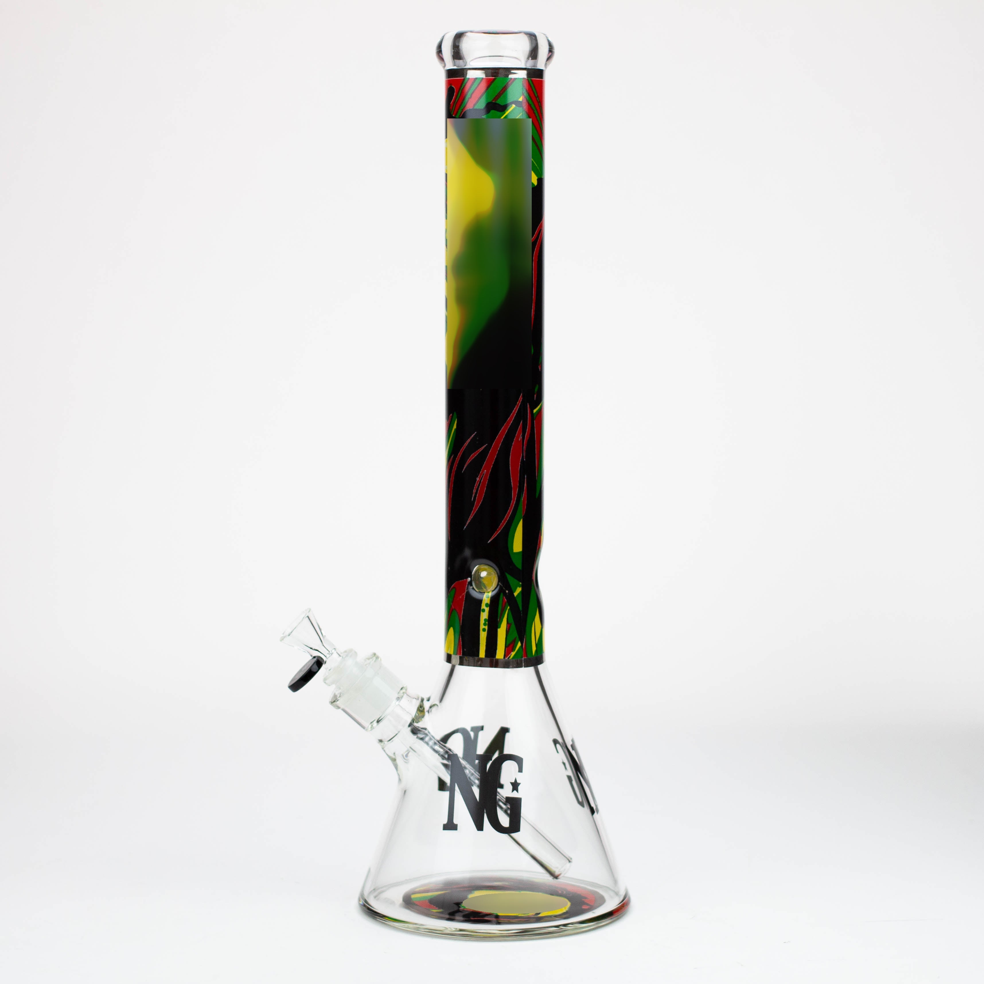 NG-18 inch 7mm Rasta Legend Beaker [YN1099] Secondary image