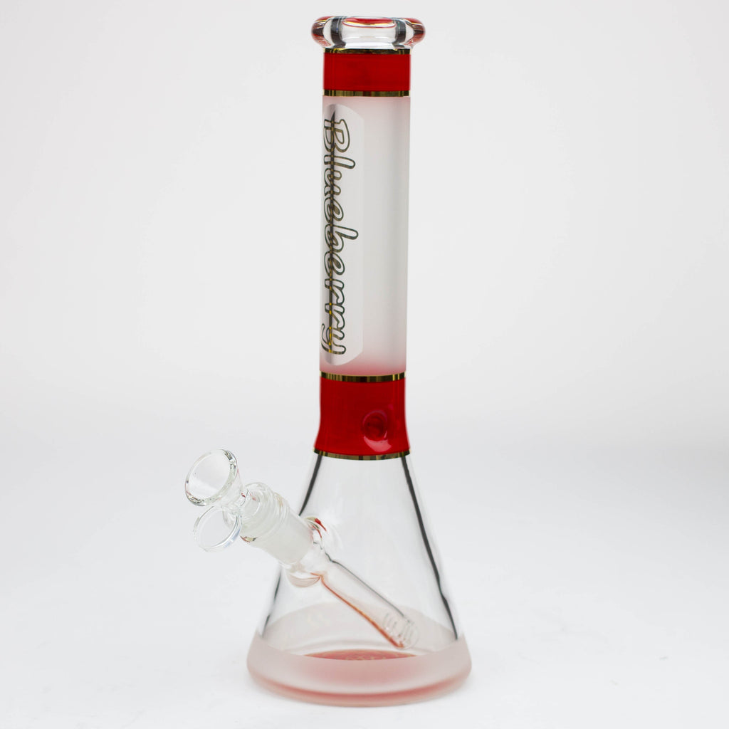 Blueberry-12 inch Mandala Base Sandblasted Beaker [ST014]
