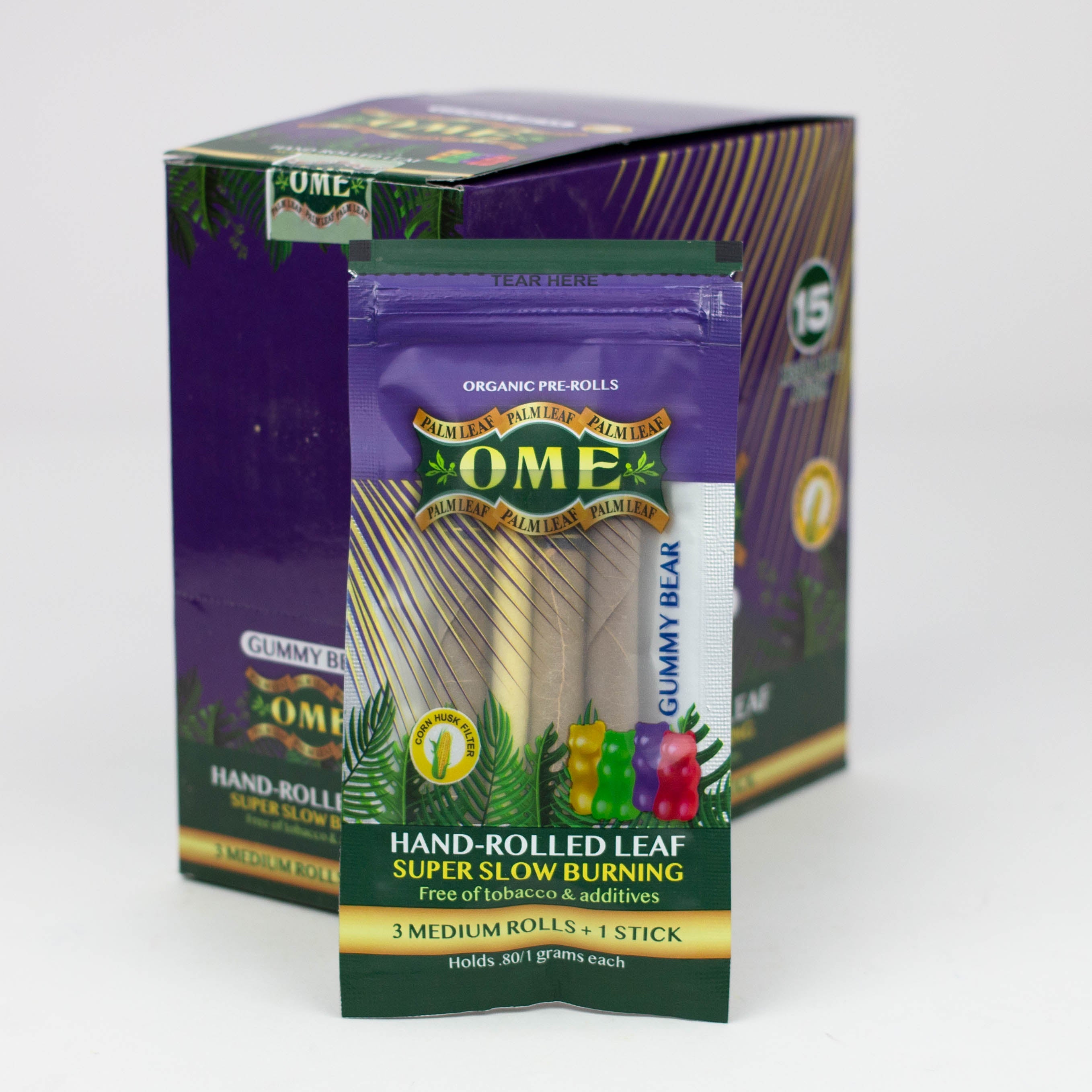 OME-Hand-Rolled flavor Medium wraps Box of 15 Secondary image