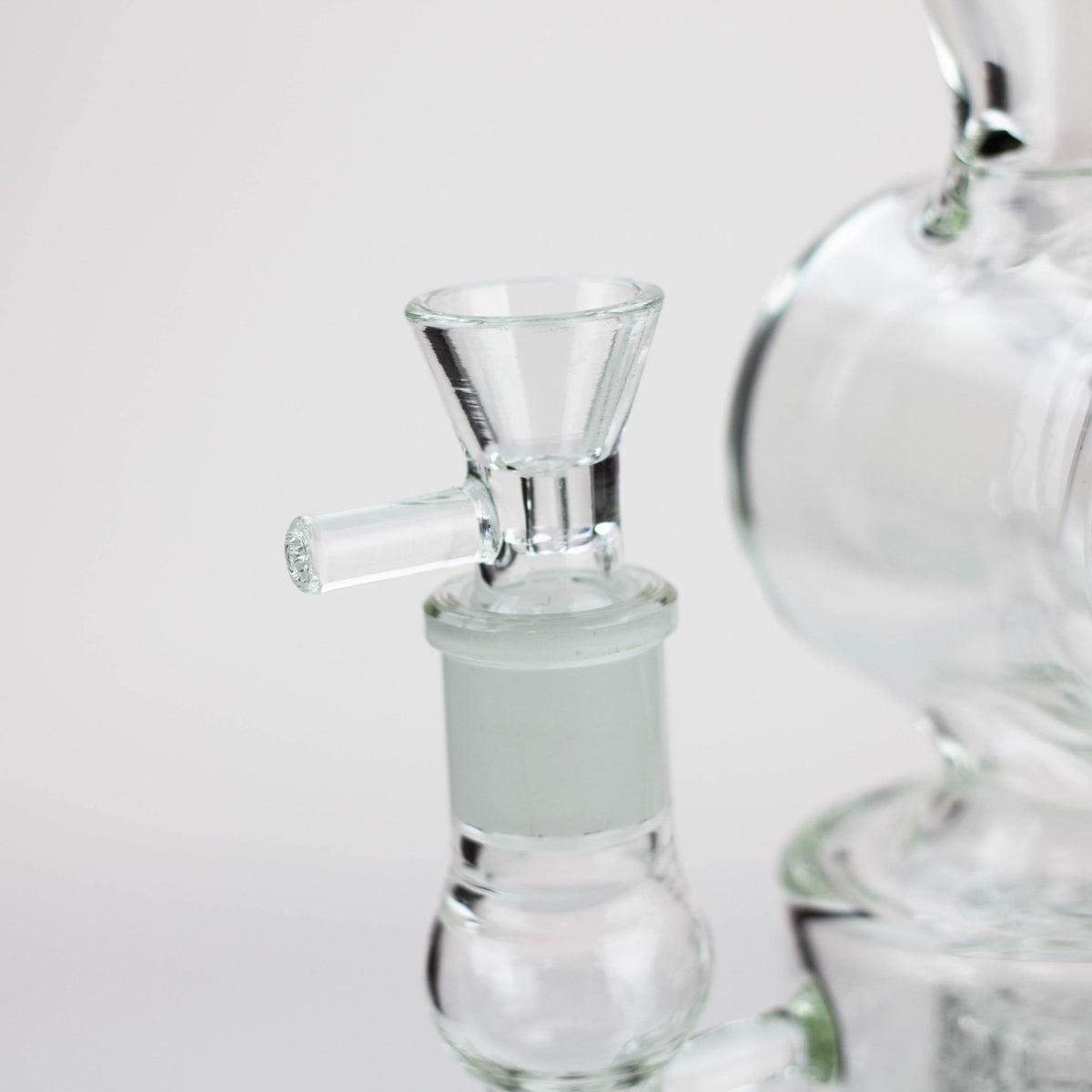 21" H2O Double ring glass water bong [H2O-24]