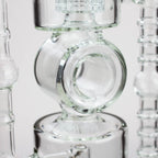 21" H2O Double ring glass water bong [H2O-24]