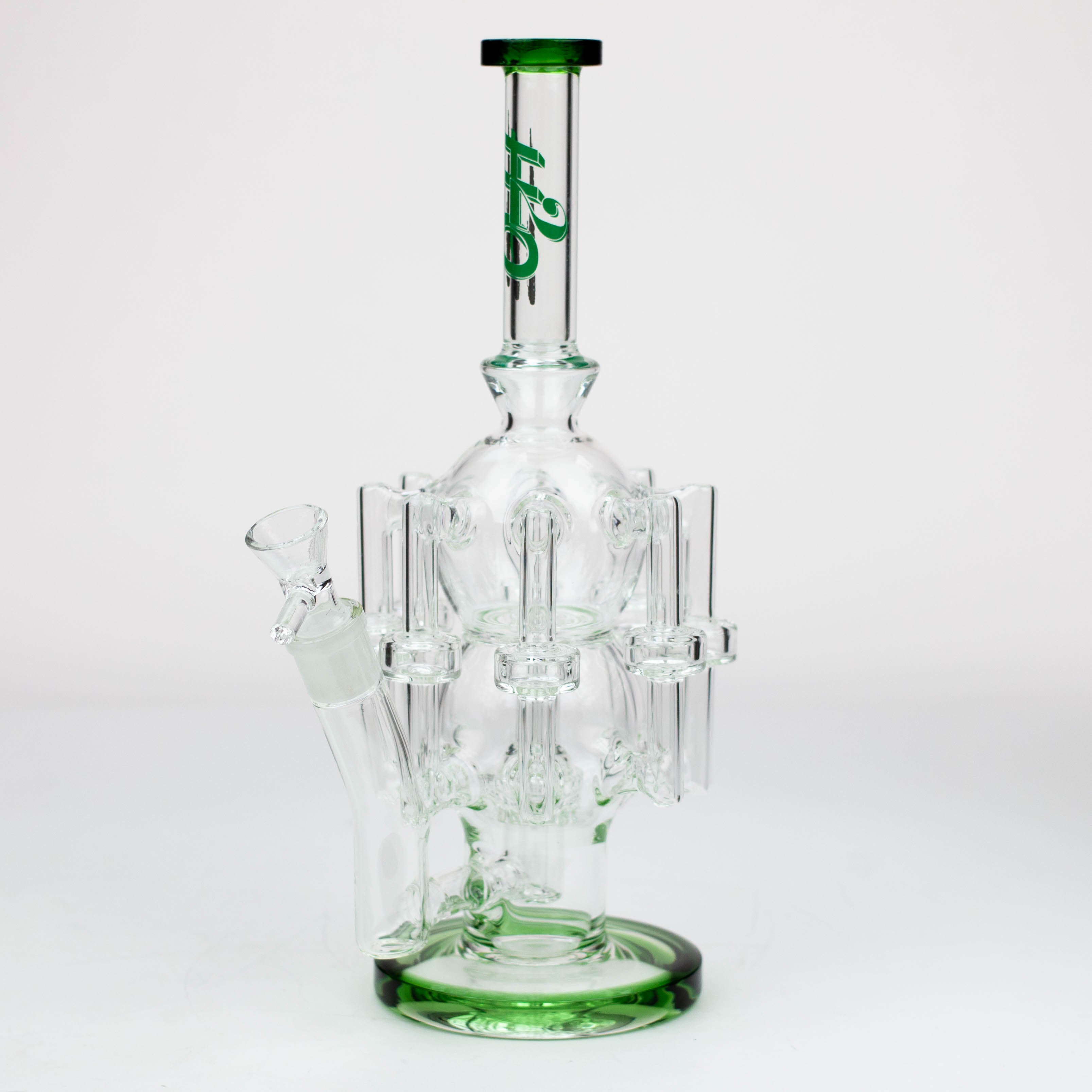 13.5" H2O Glass water recycle bong [H2O-17] Secondary image