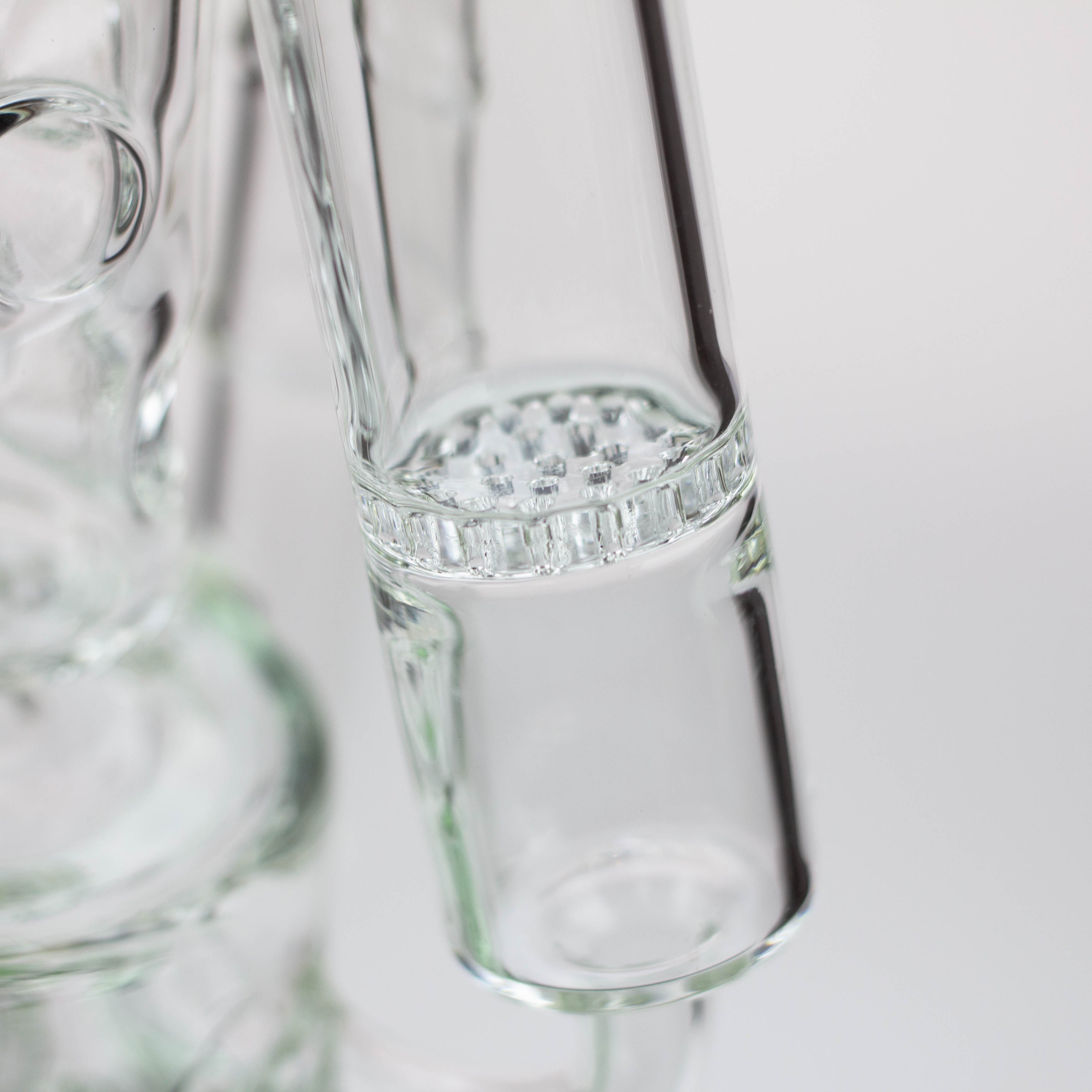 17" H2O Three Honeycomb silnders glass water recycle bong [H2O-25] Secondary image