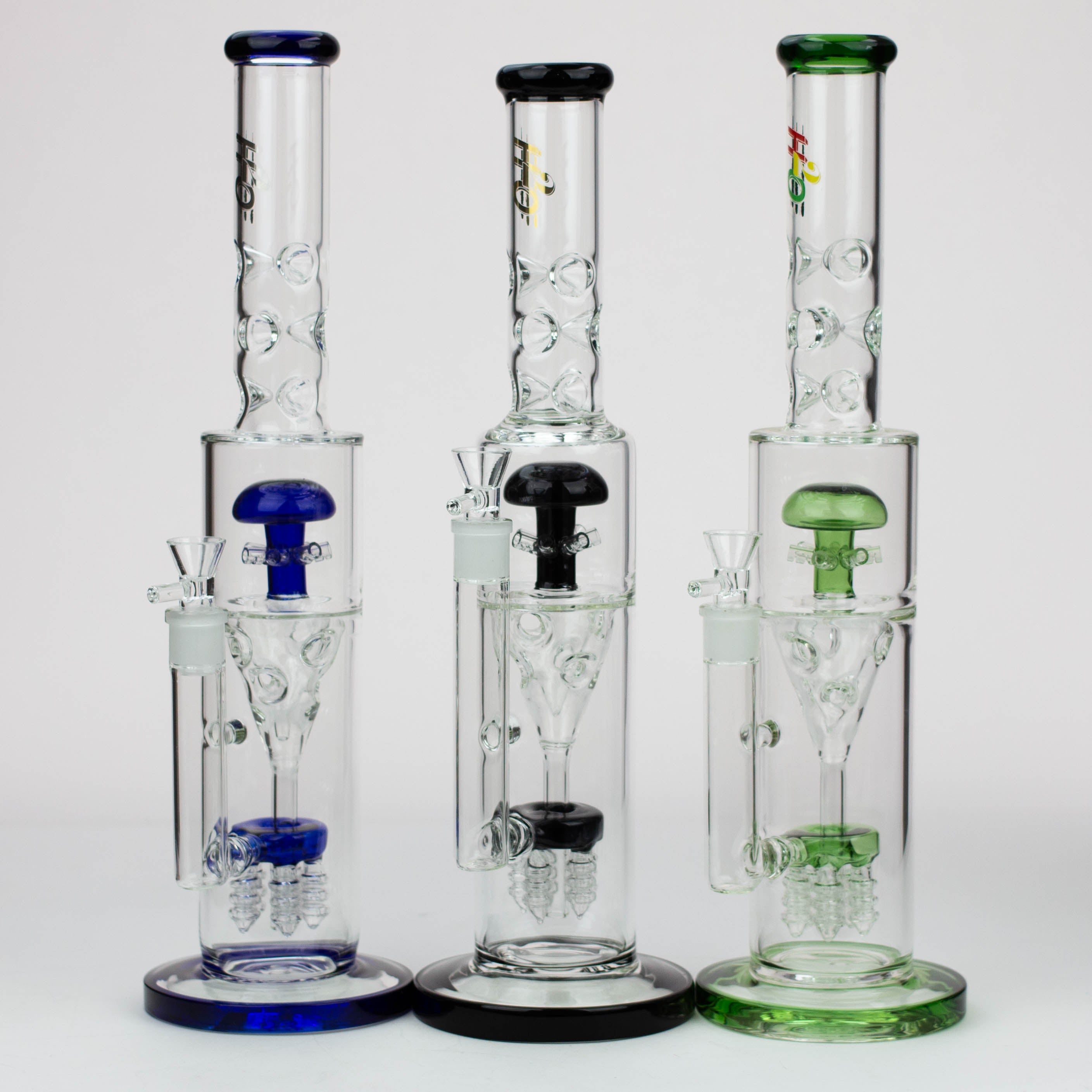 17" H2O Funnel glass water bong [H2O-26] Main image