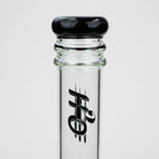 17" H2O glass water bong with double layer honeycomb [H2O-28]