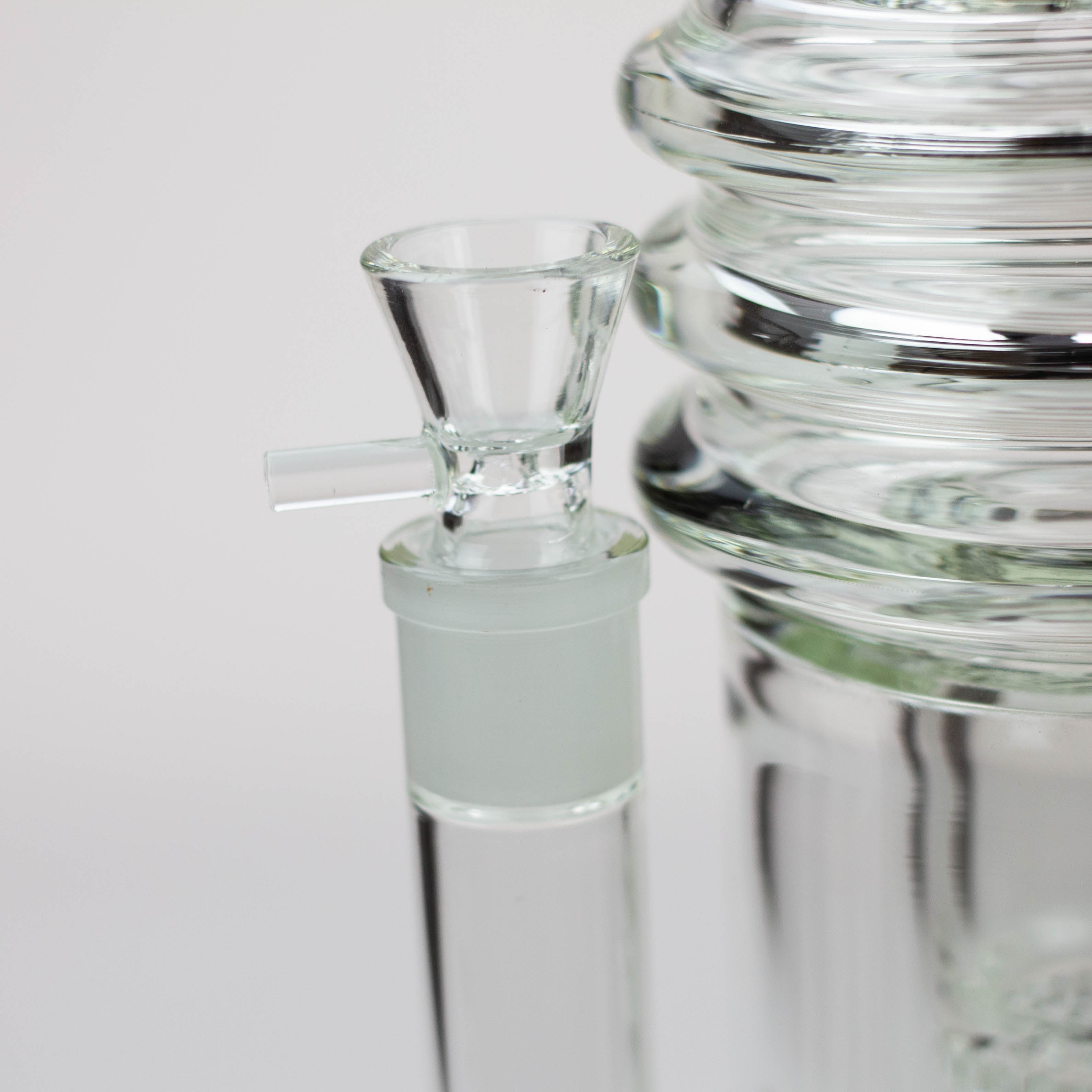 17" H2O glass water bong with double layer honeycomb [H2O-28] Secondary image