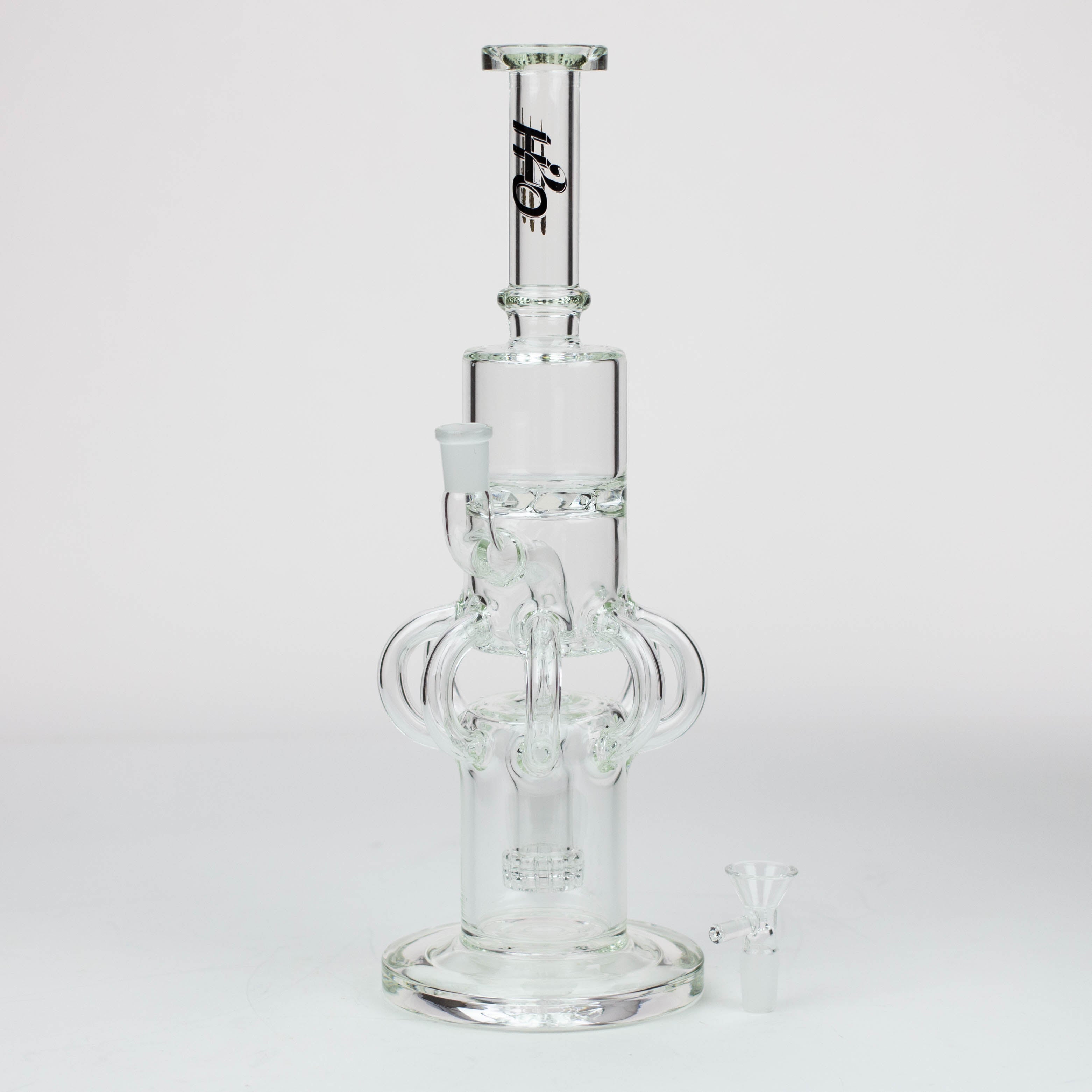 15" H2O Glass water recycle bong [H2O-32] Secondary image