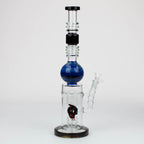 15" H2O Gold fumed sphere Glass water bong [H2O-23]