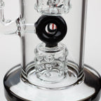 15" H2O Gold fumed sphere Glass water bong [H2O-23]