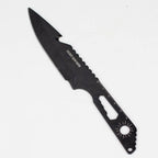 8" Three Piece  Hunt Down Black Throwing Knife Set With Fish Hook  [9569]