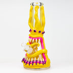 12.5"  Resin 3D artwork 7mm glass beaker water bong [TS102]